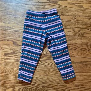 Patagonia Kids Patterned Leggings - Blue, Pink, Orange